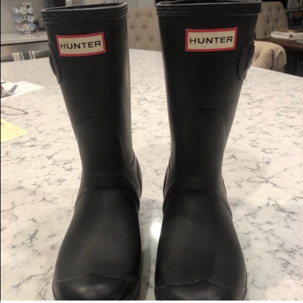 Short Matte Hunter Boots